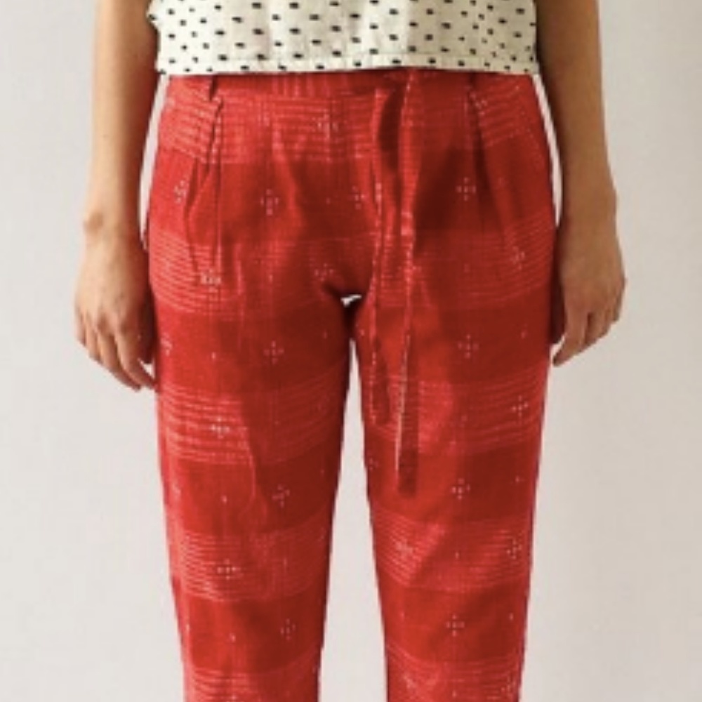 Ace & Jig Stafford Pants in Cardinal - Picture 2 of 9